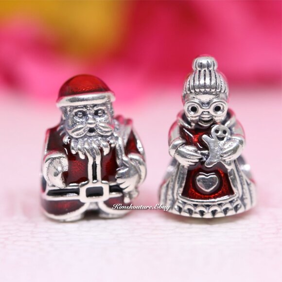 Pandora St Nick Santa & Mrs Santa Claus Charm Gift Set - Picture 5 of 5
